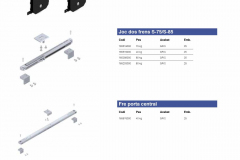 Guías de aluminio para puertas correderas