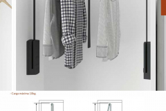 Perchas abatibles, fijas y extraibles