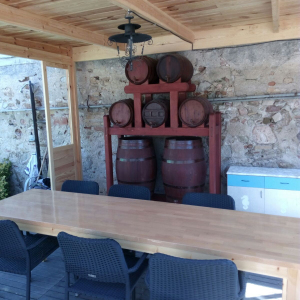 Pergola y Mesa